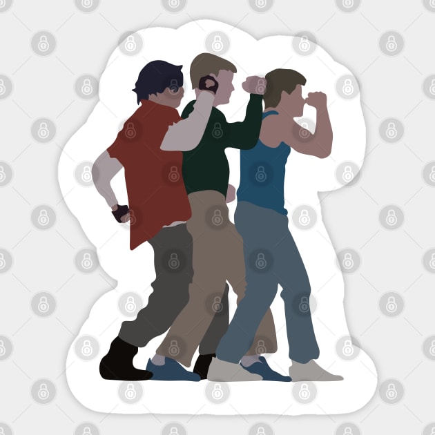 Breakfast Club Dance boys Sticker by FutureSpaceDesigns